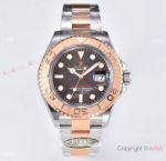 Clean Factory 1:1 Rolex Yacht-master Two Tone Rose Gold Watch Cal.3235 Steel Super Clone